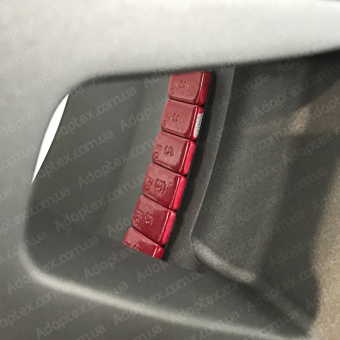 Грузики стальные самоклеящиеся 12/5, Чёрные