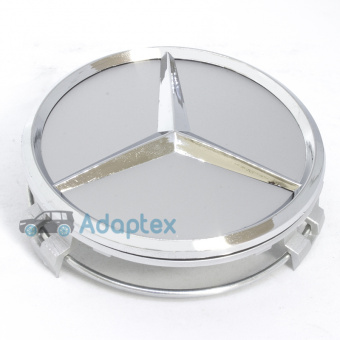 Колпачки на диски Mercedes (75/70) Серебро A1714000025 (с кольцом)